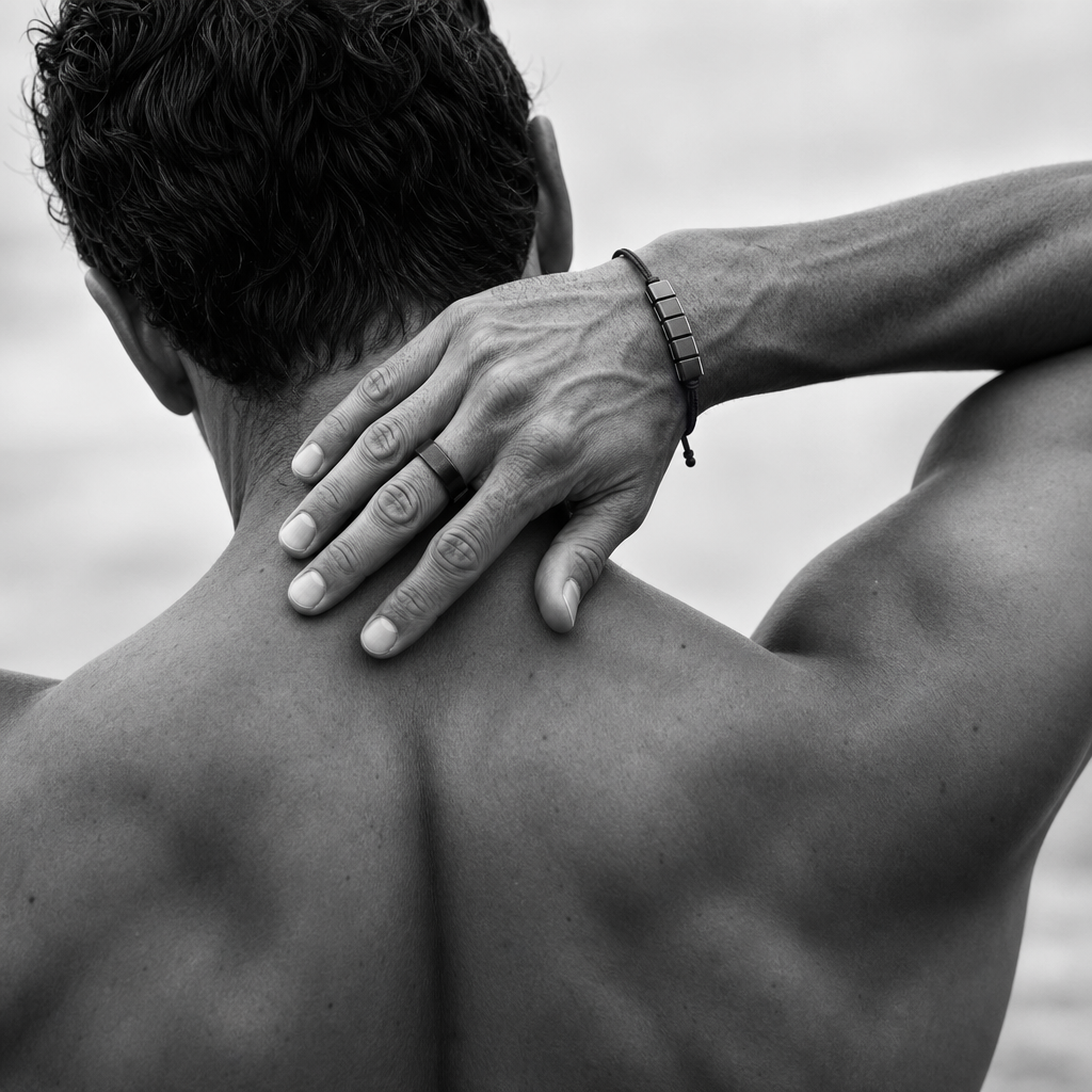 Man wearing HEMATYX ring